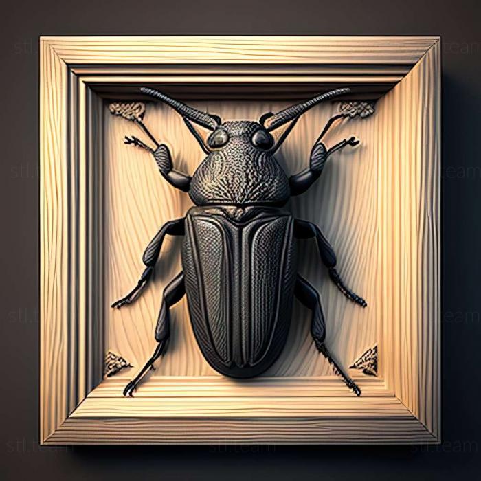 3D модель Agrilus bicuspidatus (STL)